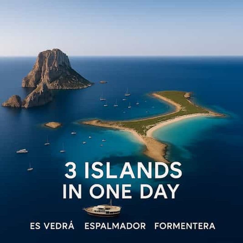 San Antonio : Es Vedrà, Formentera, avec repas et boissons