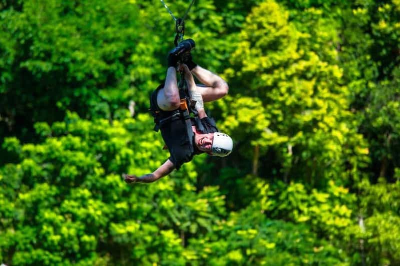 Billet Ko Pha Ngan : Zipline aérienne et vue sur la cascade de Wang Sai