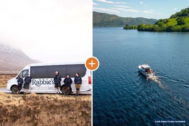 Billet Excursion au Loch Ness et aux Highlands au départ d'Édimbourg avec croisière