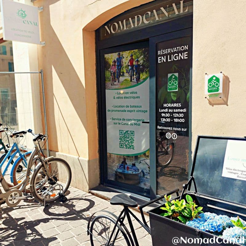 Billet Location de vélos chez NOMAD CANAL