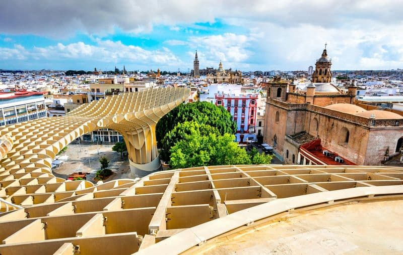 Billet Skyline de Séville à pied avec le Metropol Parasol et bar rooftop